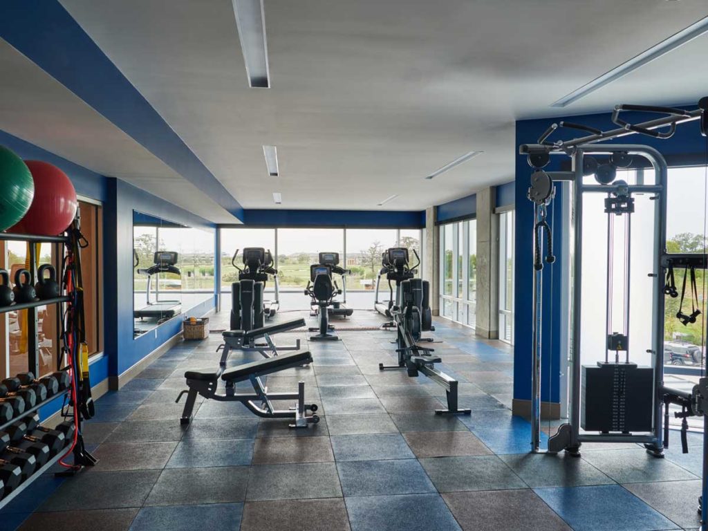 Hotel Stella fitness center.