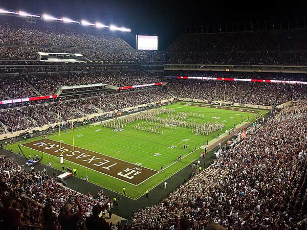 Texas A and M football field.