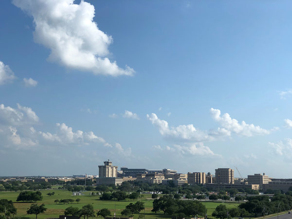 Texas A and M from afar.