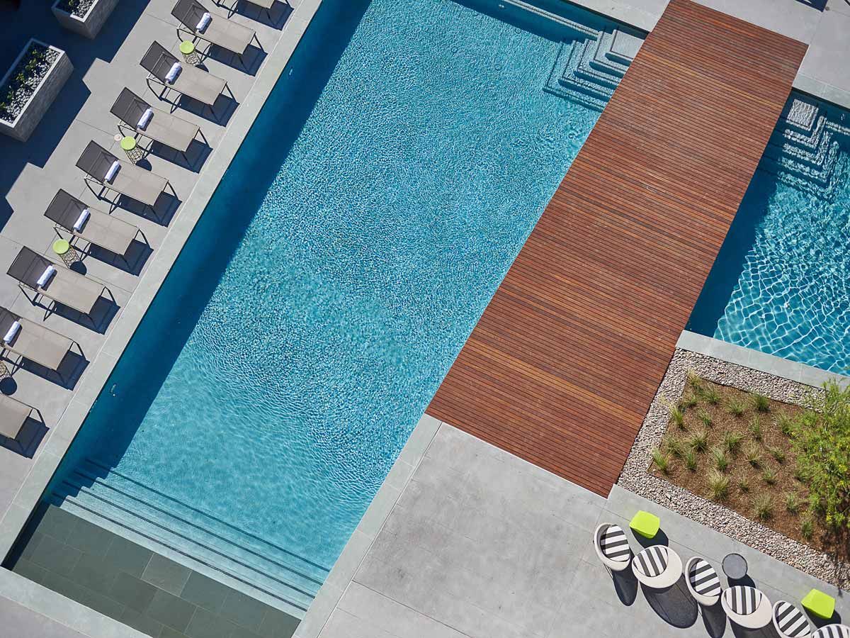 Aerial View Of The Stella Pool.