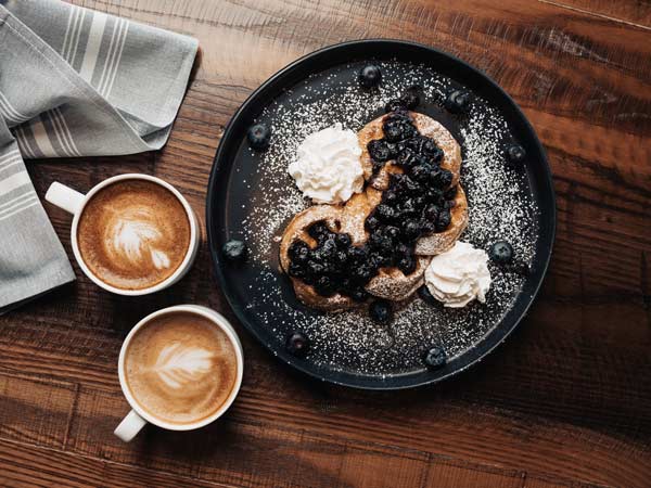 Pancakes And Coffee.