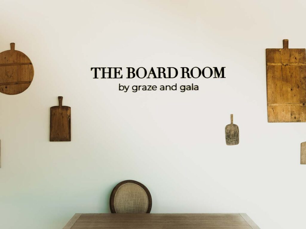 The Board Room By Graze And Gala Wall